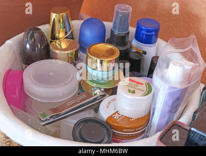 Common Toiletries Stock Photo