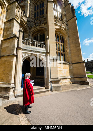 St Georges Chapel, (location of 2018 Royal Wedding), Windsor Castle, Windsor, Berkshire, England Stock Photo