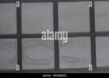 Computer case fan cooling filter close up Stock Photo