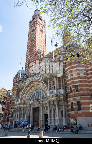 Westminster Cathedral, Victoria Street, Victoria, City of Westminster, Greater London, England, United Kingdom Stock Photo