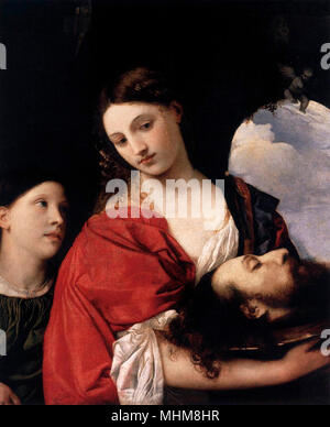 Salome with the Head of John the Baptist by Titian Stock Photo - Alamy