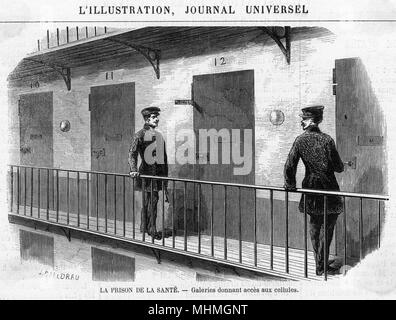 La Sante prison, Paris. Stock Photo