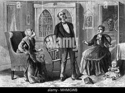 LEAK DISTURBS FAMILY Stock Photo - Alamy