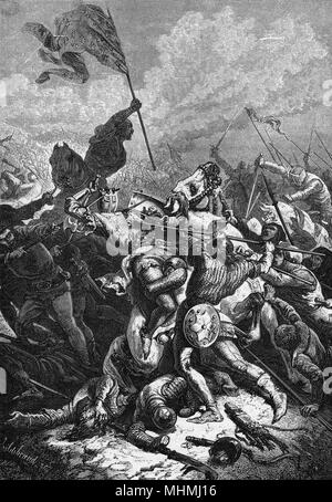 Battle of Bouvines, 1214 Stock Photo