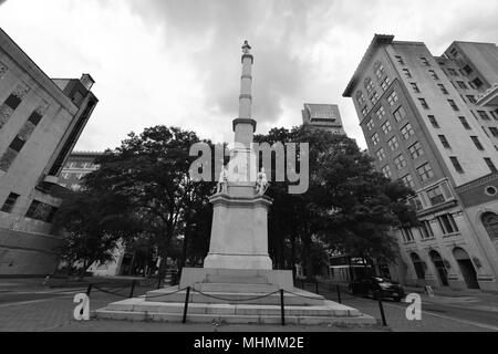 The Confederate memorial in Augusta, Georgia. Stock Photo