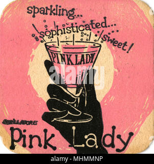 Pink Lady coaster Stock Photo