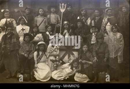 Children in Fancy Dress - Empire Day Stock Photo