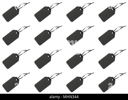 blank black labels Stock Photo