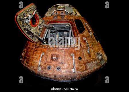 CAPE CANAVERAL, FL, USA - FEBRUARY, 7, 2017 -  Apollo 13 LEM capsule displayed at NASA, Kennedy Space Center in Florida Stock Photo
