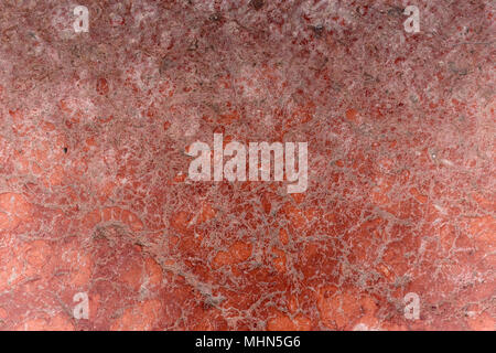 Texture of red natural marble, marble natural stone texture background Stock Photo