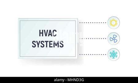 HVAC infographics Stock Vector