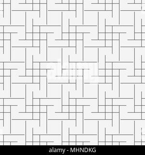 seamless geometric line grid vector cubes pattern eps 10 Stock Vector