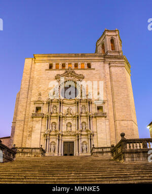 Cathedral of Saint Mary of Girona - Spain Stock Photo