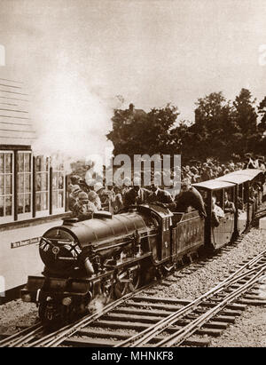 Romney, Hythe, Dymchurch Railway - New Romney - Duke of York Stock Photo