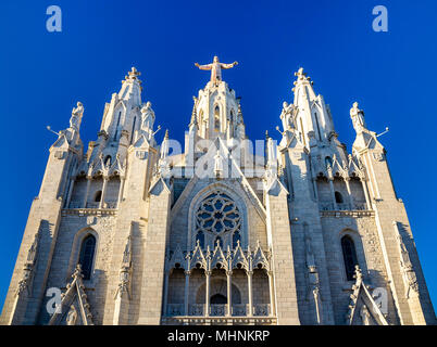 Expiatory Church of the Sacred Heart of Jesus in Barcelona, Spai Stock Photo