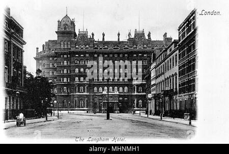 Langham Hotel, Portland Place, London W1 Stock Photo