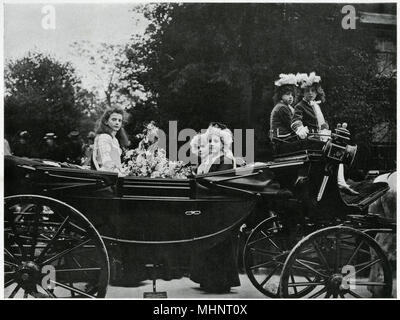 Knutsford, Cheshire, Royal May Day Festival 1902 Stock Photo