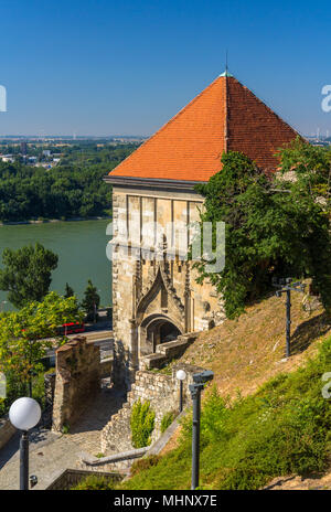 Sigismund Gate to Bratislava Castle - Slovakia Stock Photo