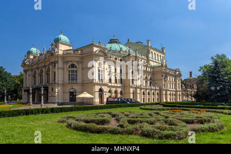 Juliusz Slowacki Theatre in Krakow - Poland Stock Photo