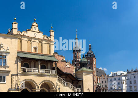 Sukiennice building in Krakow, Poland Stock Photo - Alamy