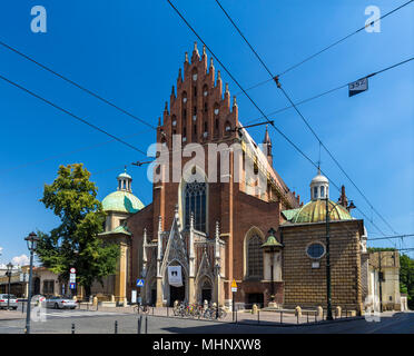 Dominican Basilica of the Holy Trinity in Krakow - Poland Stock Photo