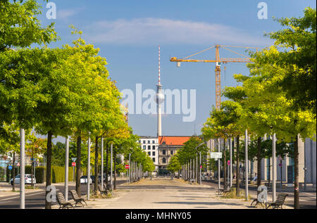 Otto-von-Bismarck-Allee - Berlin, Germany Stock Photo