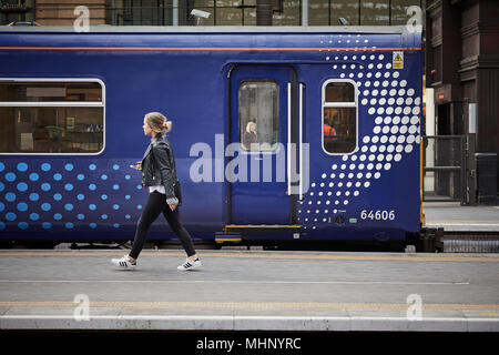 Glasgow in Scotland,   Glasgow Central Stock Photo