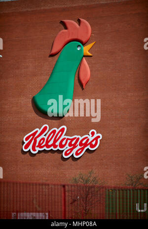 Kelloggs Trafford Park Barton Dock Rd, Stretford, Manchester factory Stock Photo