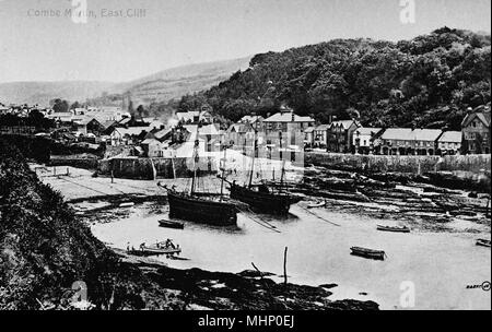 Combe Martin, East Cliff, near Ilfracombe, North Devon Stock Photo