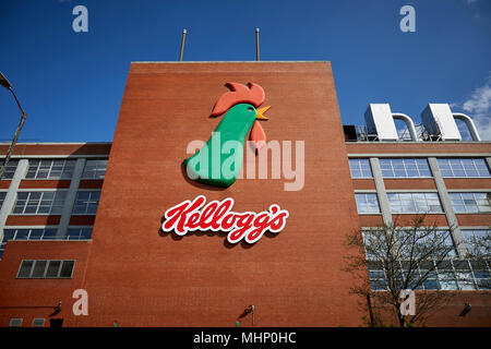 Kelloggs Trafford Park Barton Dock Rd, Stretford, Manchester factory Stock Photo