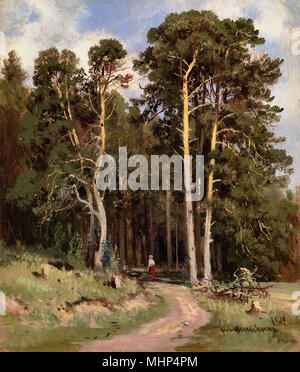 Shishkin Ivan - Forest Road 2 Stock Photo