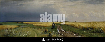 Shishkin Ivan - Road Through the Rye Stock Photo