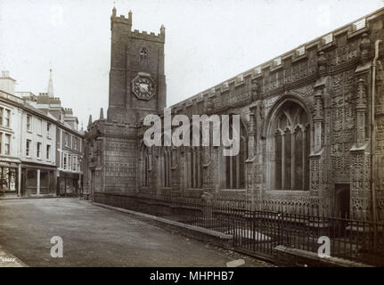 St Mary Magdalene's Church, Launceston, Cornwall Stock Photo