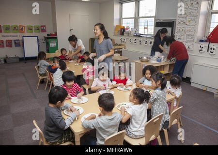 Preschool on the Lower East Side, Manhattan, New York City. Stock Photo