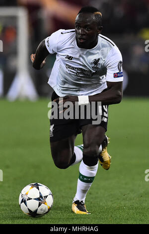 Rome, Italy. 03rd May, 2018. Champions League semifinals Roma vs Liverpool -Rome 02-May-2018 In the picture Sadio Mane Photo Photographer01 Credit: Independent Photo Agency/Alamy Live News Stock Photo