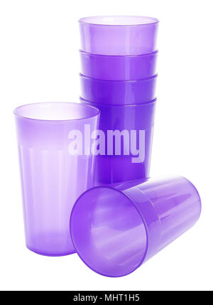 mug, plastic mug on a background Stock Photo
