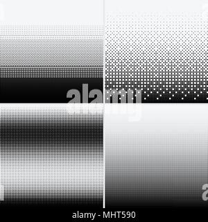 Halftone dots on white background Stock Vector