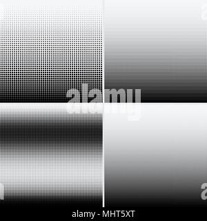 Halftone dots on white background Stock Vector