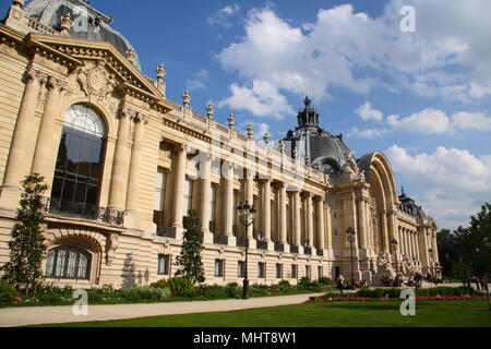 Facades of Paris. Beautiful Petit Palais (Small Palace). Stock Photo