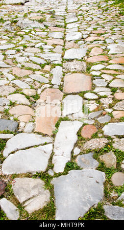 Cobblestone road Stock Photo