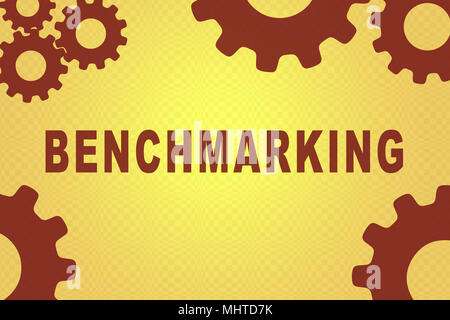 TEST METHODOLOGY sign concept illustration with brown gear wheel ...