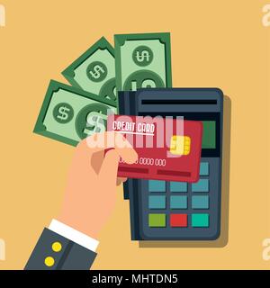 save money set icons vector illustration design Stock Vector