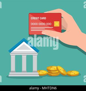 save money set icons vector illustration design Stock Vector