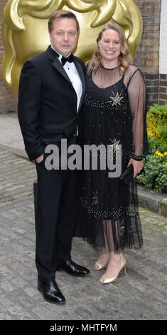 Photo Must Be Credited ©Alpha Press 078237 22/04/2018 Shaun Dooley and Wife Polly Cameron British Academy Television Bafta Craft Awards at The Brewery London Stock Photo