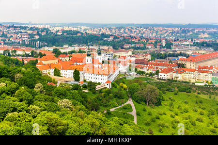 Strahov Monastery in Prague, Czech Republic Stock Photo