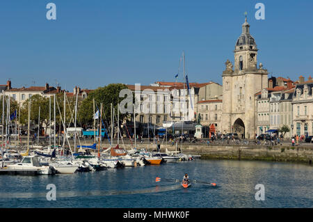 Old harbour,  LA ROCHELLE, Charente-Maritime department., France Stock Photo