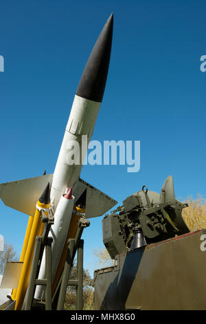 Ground to air Bloodhound missile Stock Photo