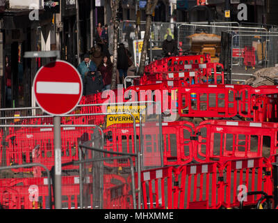 Road works Stock Photo