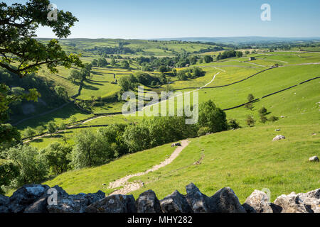 Malham Cove Malham Craven North Yorkshire England Stock Photo