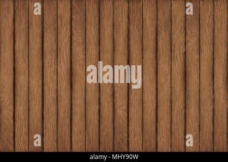 a texture of wood planks are sort in vertical line as cartoon shade on 16:9 size,artwork contains brown and dark brown color looks clearly Stock Vector